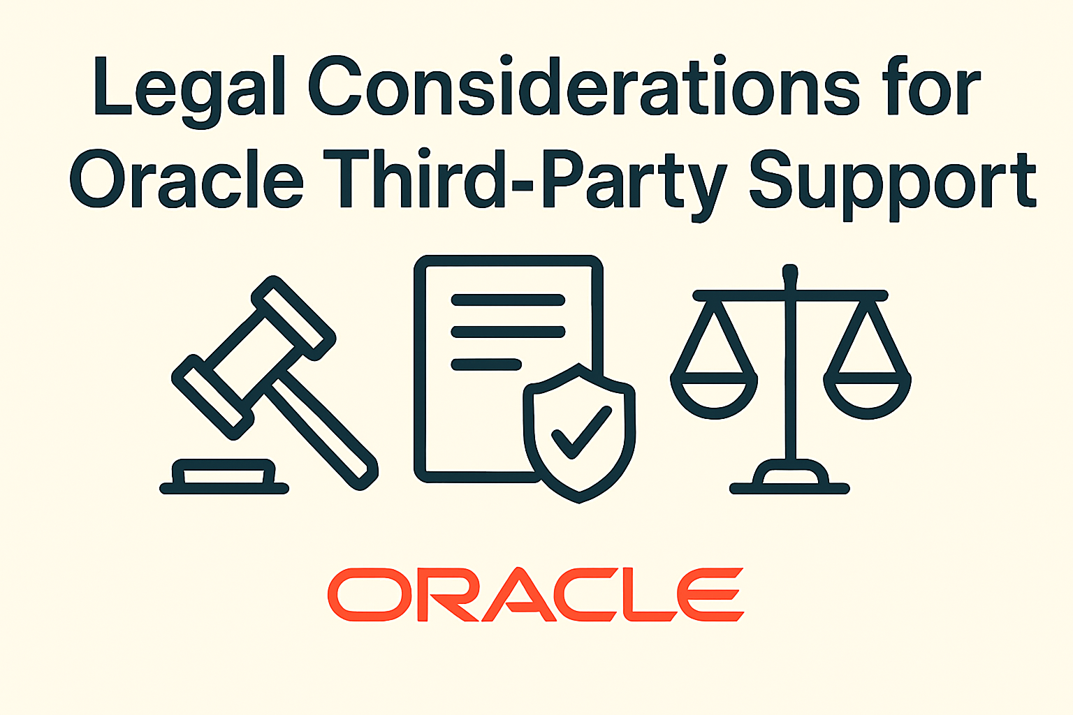 Legal Considerations for Oracle Third-Party Support