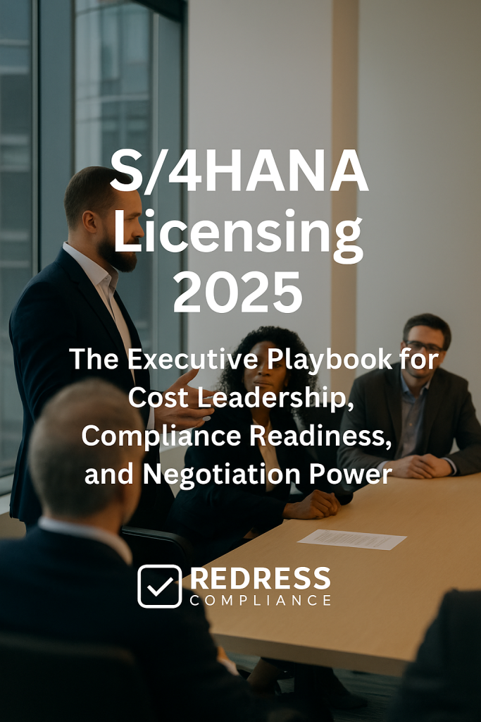 S4HANA Licensing 2025 – The Executive Playbook for Cost Leadership, Compliance Readiness, and Negotiation Power