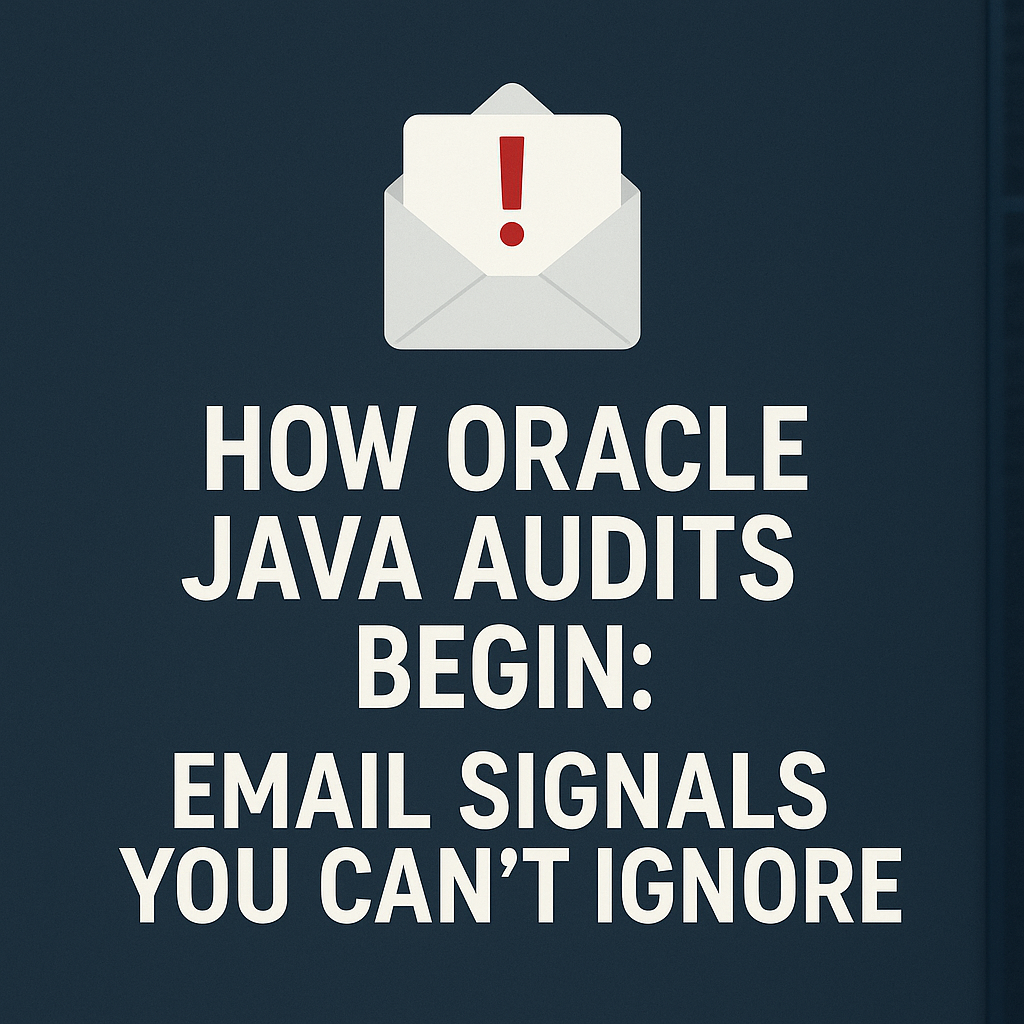 How Oracle Java Audits Begin Email Signals You Can’t Ignore