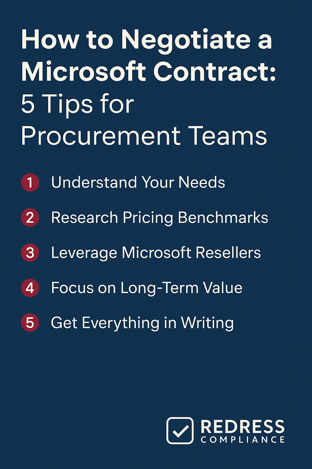 How to Negotiate a Microsoft Contract 5 Tips for Procurement Teams
