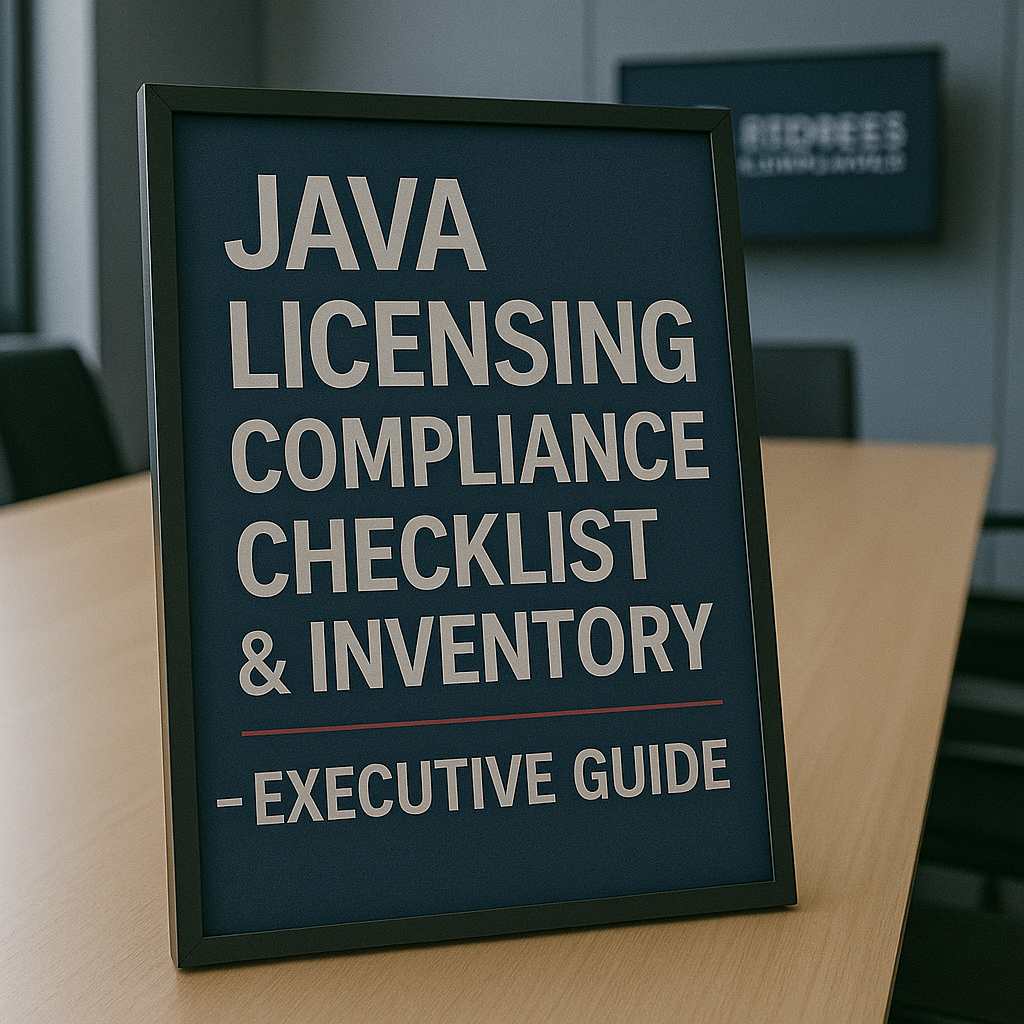 Java Licensing Compliance Checklist & Inventory