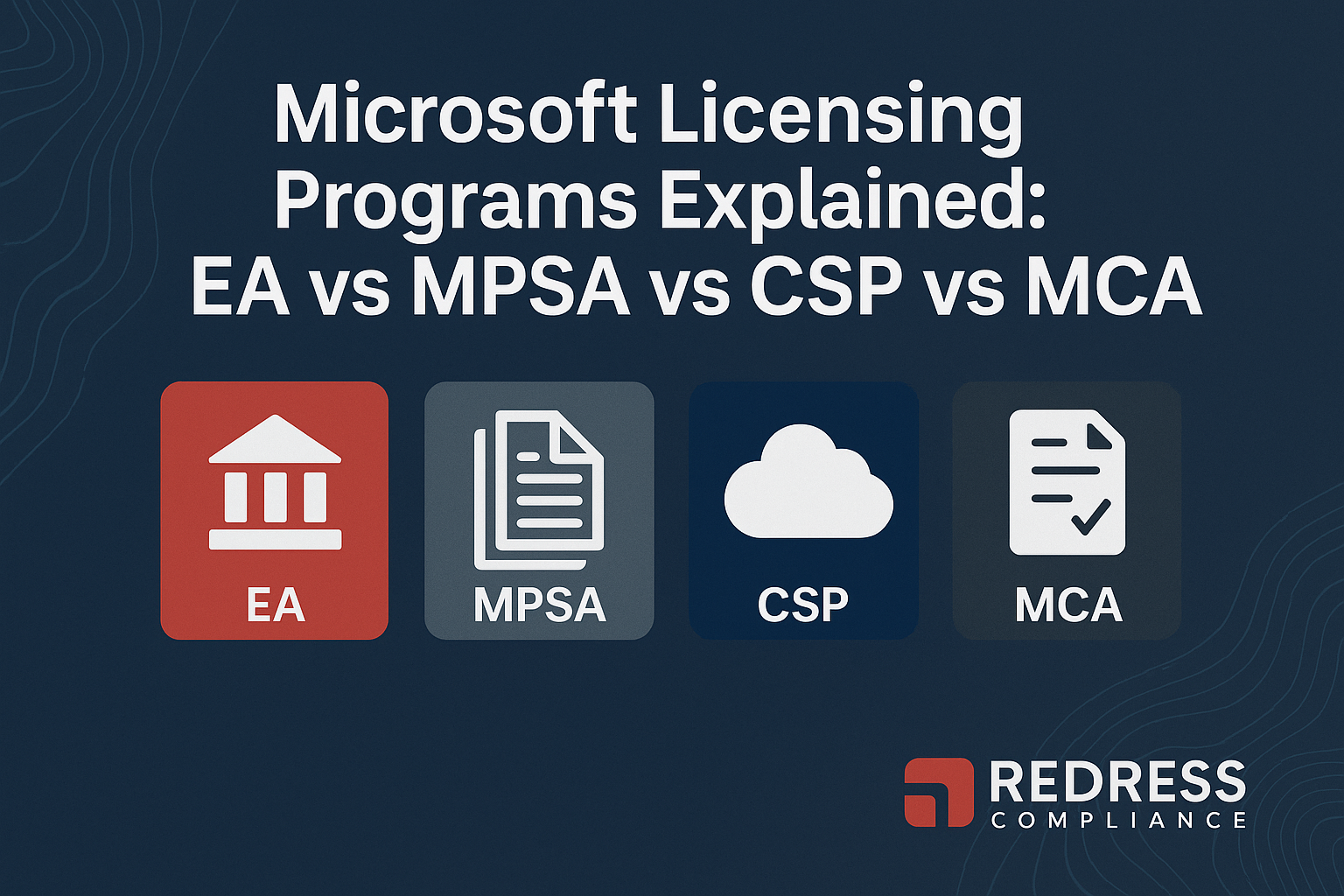 Microsoft Licensing Programs Explained EA vs MPSA vs CSP vs MCA