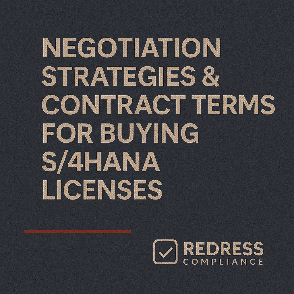Negotiation Strategies & Contract Terms for Buying S4HANA Licenses