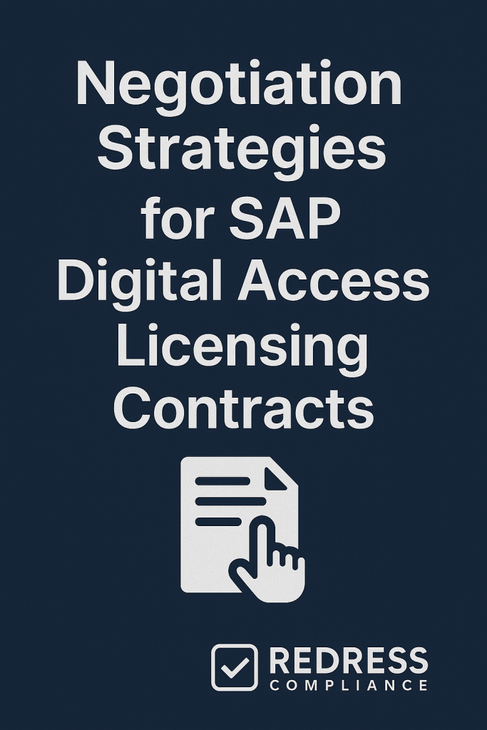 Negotiation Strategies for SAP Digital Access