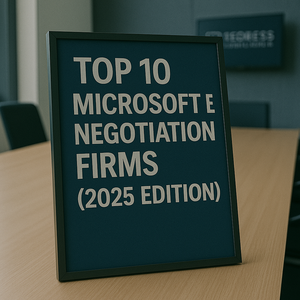 Top 10 Microsoft EA Negotiation Firms