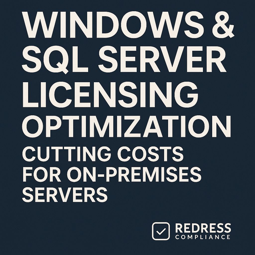 Windows & SQL Server Licensing Optimization Cutting Costs for On-Premises Servers