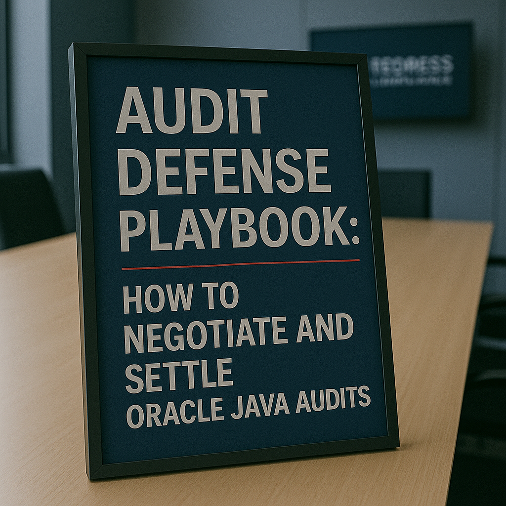 java Audit Defense Playbook
